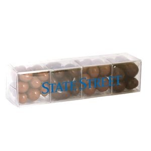4 Cube Acetate Gift Box w/Chocolate Covered Treats