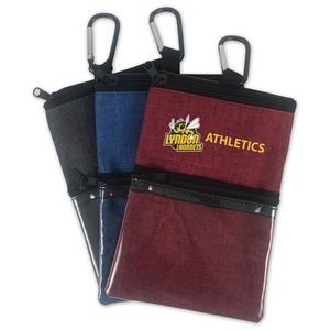 Crosshatched Sports Accessory Pouch