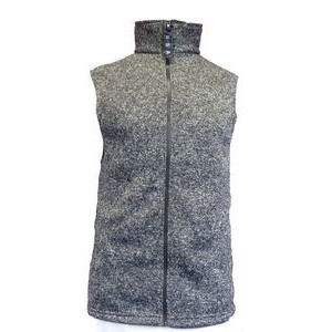 Youth Polyester Heather Knitted Fleece Vest