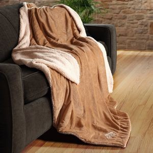 Oversized Sherpa Blanket - (EMBROIDERED)