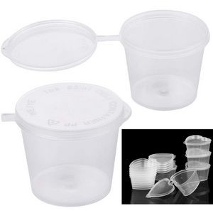 Disposable Plastic Portion Cups with Lids