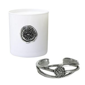 Salisbury Bloominaire™ FOM January Candle & Bracelet Gift Set