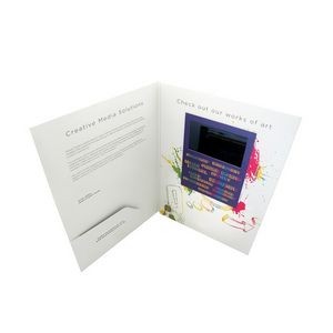 4.0 inch Customized Video Interactive Brochures