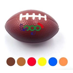 MOQ 100PCS Customize Rugby Ball PU Stress Reliever Toy