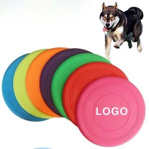 Pet toy flying disc is bite-resistant and non-toxic