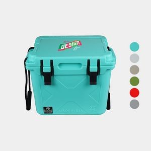 25 QT Bison® USA-Made Hard Cooler Ice Chest 20.5" x 17.625" x 15"