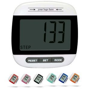 Lcd Pedometer With Clip