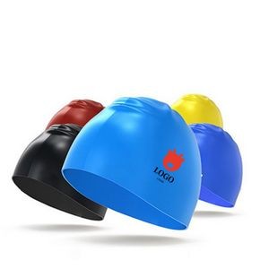 Unisex Swim Caps Flexible Silicone Bathing Hats
