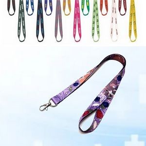 Lanyard with Lobster Claw and Dye-Sublimation Printing