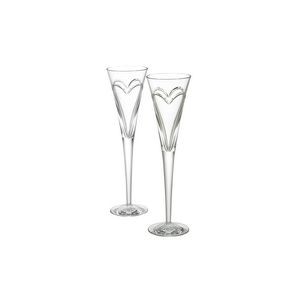 Waterford® 7 Oz. Celebrations Love Toasting Flute Glass (Set of 2)