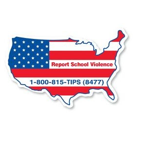 United States Shape Magnet - Full Color