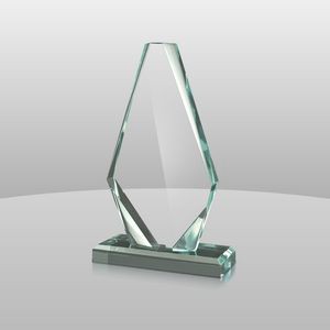 Jade Green Acrylic Pinnacle Award I (10 1/4