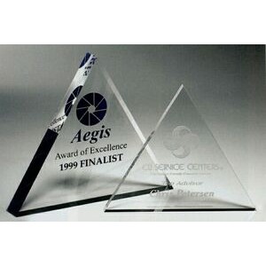 Mini Triangle Paperweight Award (5