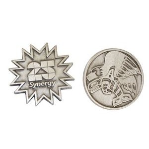 Solid Pewter Lapel Pin (1.25")