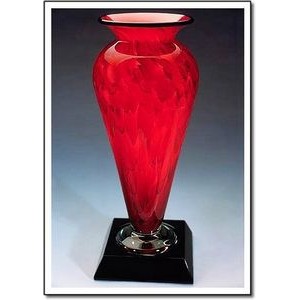 Kilauea Athena Vase w/ Marble Base (6"x13.5")