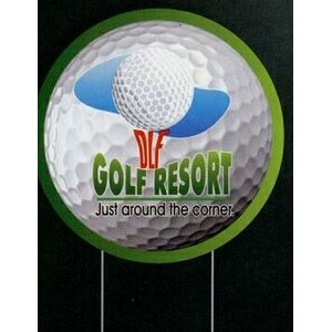 Golf Ball Sport Yard Signs