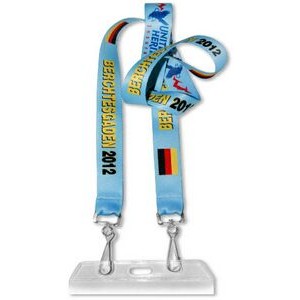 1" Double Ended Dye-Sub Lanyards (25 Mil)