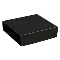 Black Gloss Corrugated Mailer Box (6"x6"x2")