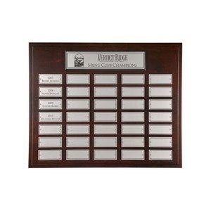Large Horizontal Perpetual Wall Board Plaque w/88 Engraving Plates