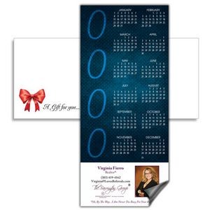 Magnetic Calendar with Envelope - Dark Blue