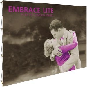 Embrace Lite 7.5ft. Full Height Display w/ Front Graphic