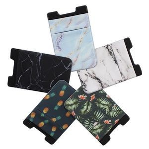 Elastic Wallet Card Holder Phone Pocket