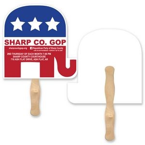 Lightweight Elephant Shape Hand Fan