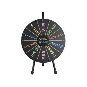 10 Slot Chalkboard Prize Wheel