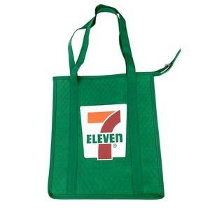 Non woven insulated cooler tote bag with EPE and aluminum foil inside lining