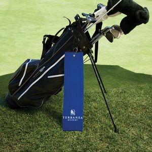 Microfiber Waffle Golf Towel with Tri-Fold Grommet (Embroidery)