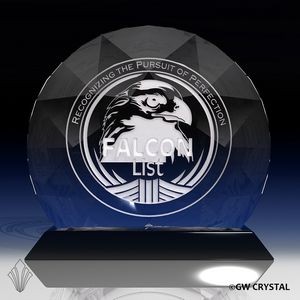 Auroura Diamond Crystal Award (11" x 11 7/8" x 4 3/8")