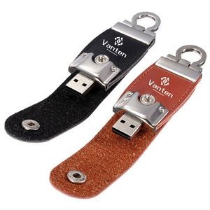 Leather Buckle USB Flash Drive