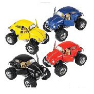 5" Classic VW Beetle Big Wheel Toy Car