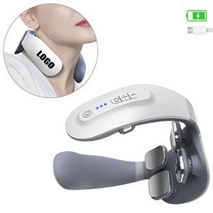 4 Heads Rechargeable Electric Pulse Neck Massager