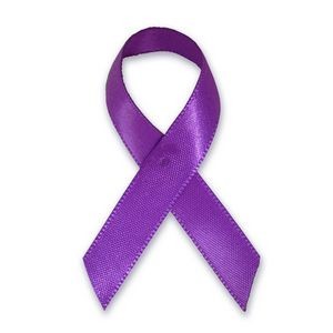 Cloth Awareness Ribbon - 25 Pack - Purple