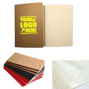 A5 Kraft Paper Custom Lined Notebook