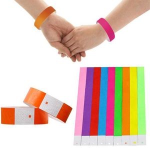 3/4 Inch Disposable Waterproof Paper Wristbands