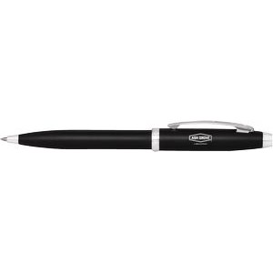 Sheaffer® 100 Matte Black Ballpoint Pen with Nickel Plated Trims