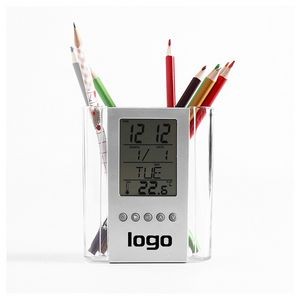 Pen Holder Clock MOQ 10PCS