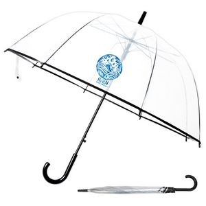 46'' Arc Bubble Umbrella With Hook Handle