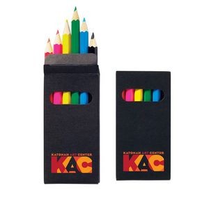 Jornikolor Six-Color Wooden Pencil Set in Black Box