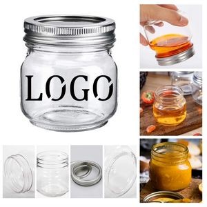 8 Oz Clear Glass Jars With Lids