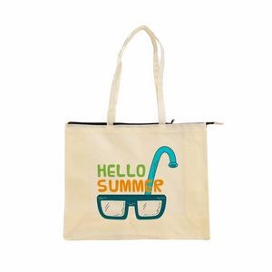 Carry All Zippered Non-Woven Tote Bag