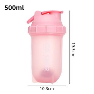 Summer Outdoor 16oz Shaking Bottle Portable Sports Water Cup