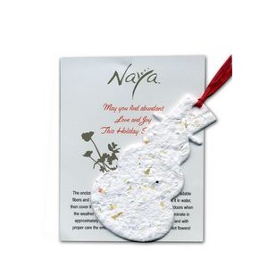 Seed Paper Snowman Gift Set w/Embedded Wildflower Seed
