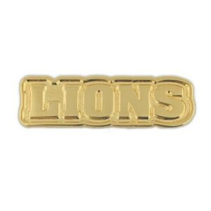 Lions Mascot Pin