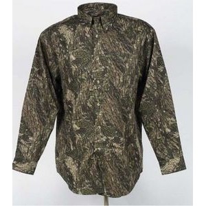 Men's Camouflage Long Sleeve Twill Shirt