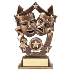 Drama Stars Resin Award - 6 1/4"
