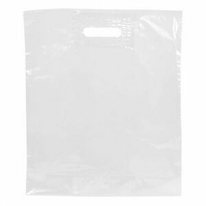 Stock Clear Patch Handle Bag (15" x 18" x 4")