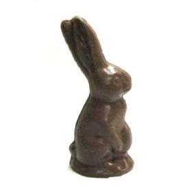 3D Tall Smooth Chocolate Bunny